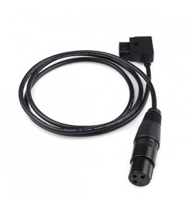 D-tap to 3Pin XLR female cable  Male 3pin Straight FGG cable connector mask machine  D-tap plastic connectors